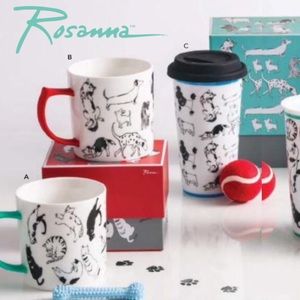 Rosanna Commuter Mug Dog in Blue